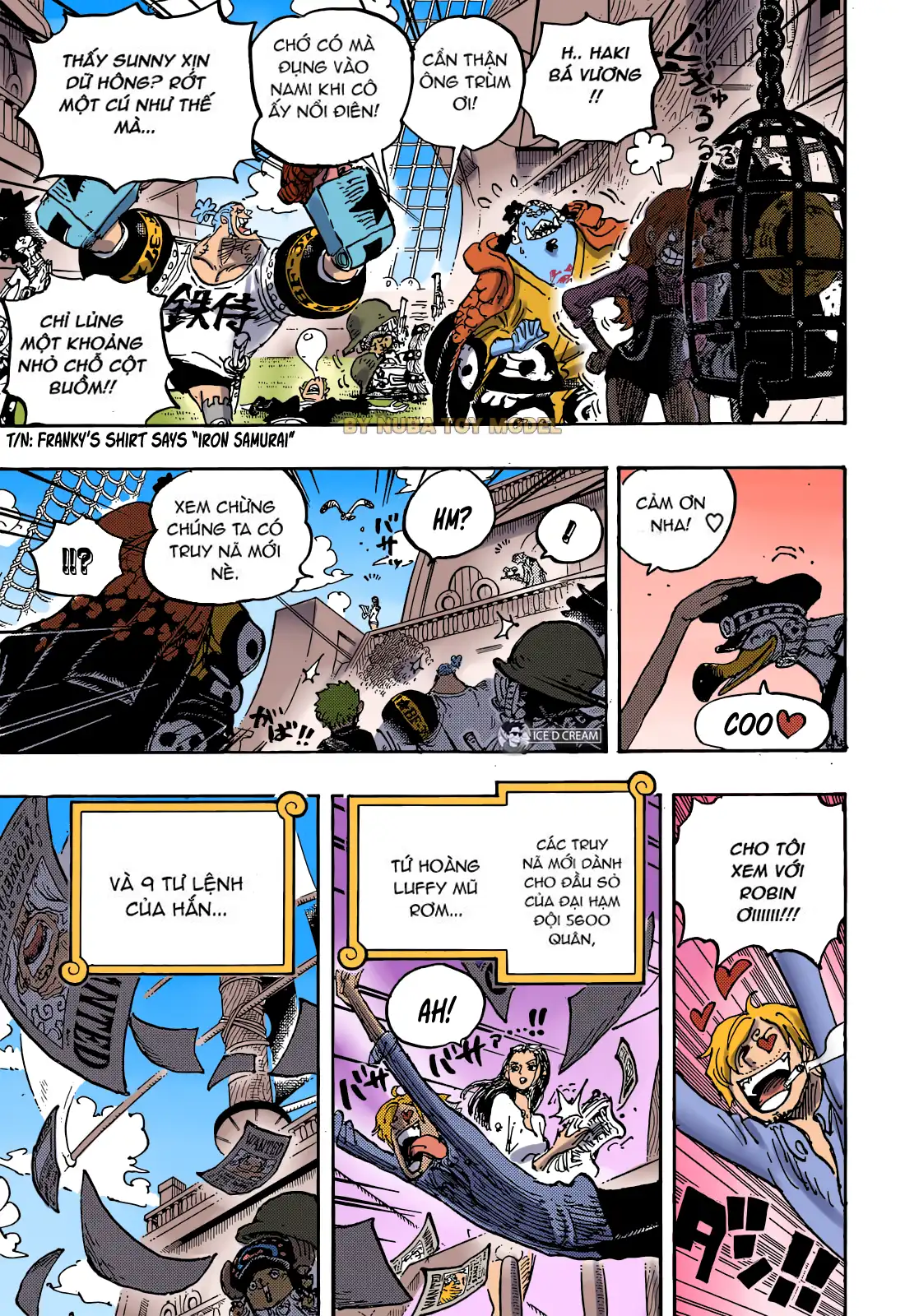 Yamato and Jinbei Chapter 1058 spoilers : r/OnePiece